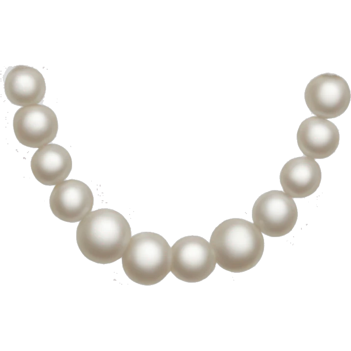 Pearl necklace  emoji