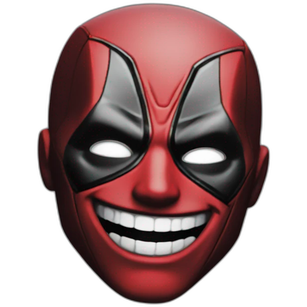 Deadpool smile emoji