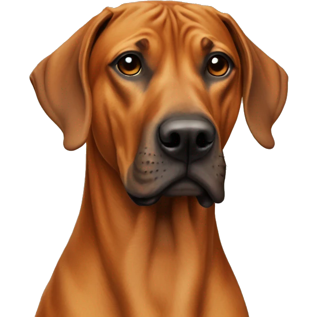 Rhodesian ridgeback dog emoji