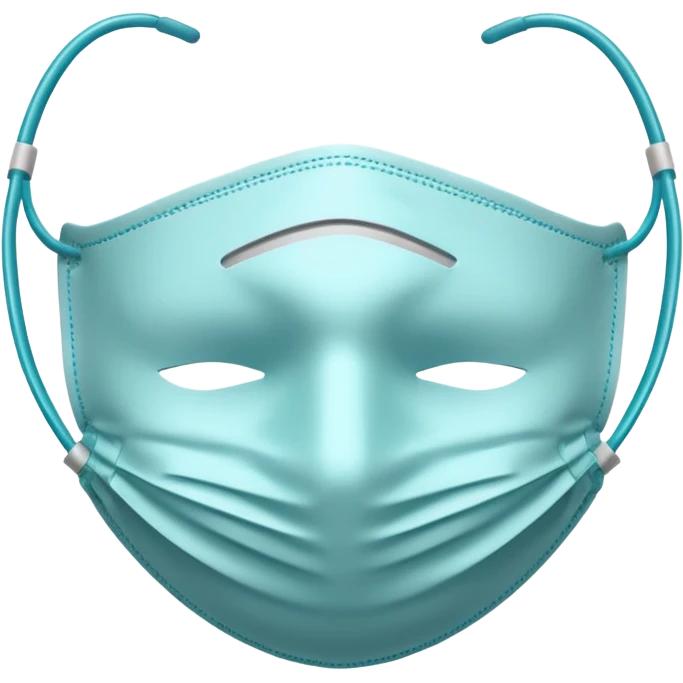 medical mask without face just the medical mask object ( ios / apple style) emoji
