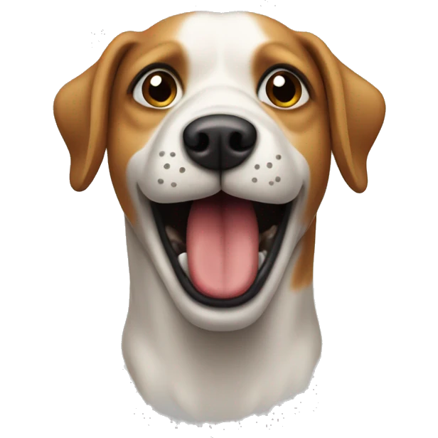 Dog slobbering  emoji