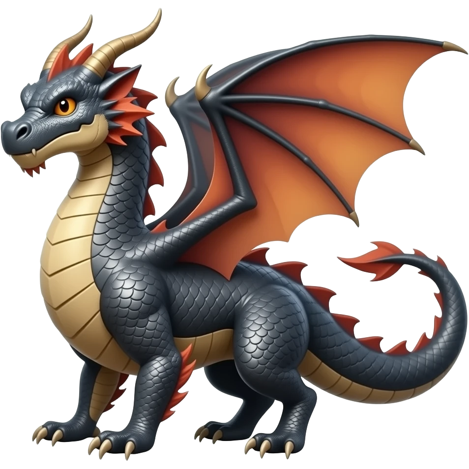 Hyper supersonic dragon emoji