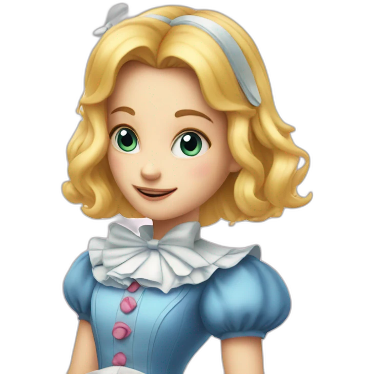 Alice in wonderland emoji