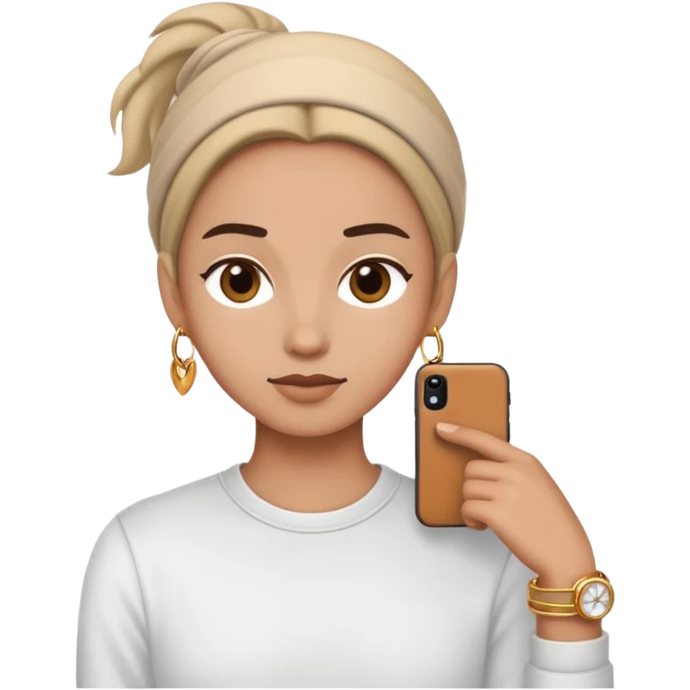 casual pose with accessories emoji