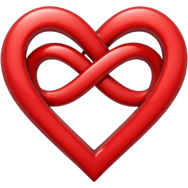 Heart with infinity simble emoji