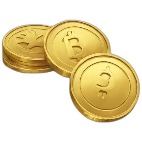 monedas de oro emoji