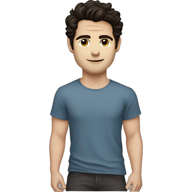 realistic Dylan O'Brien wearing tee emoji