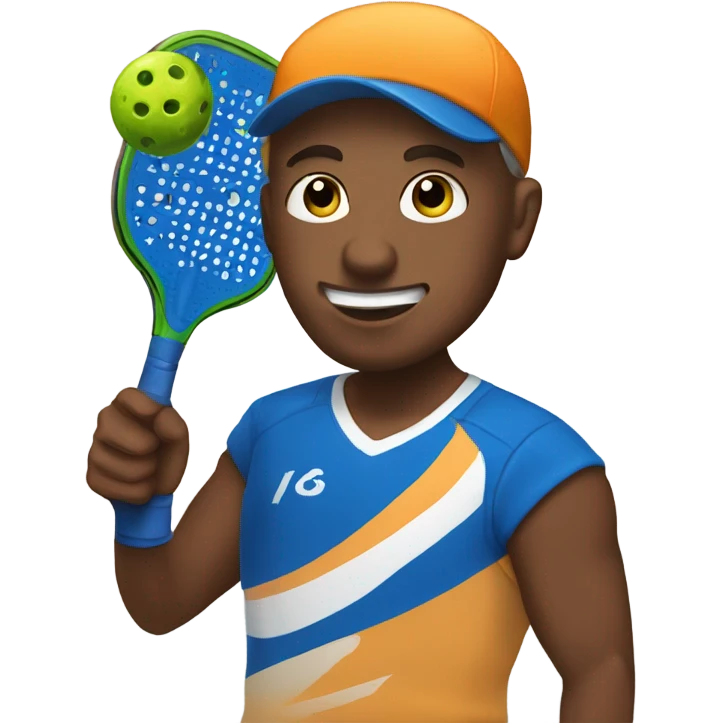 Me playing pickleball  emoji