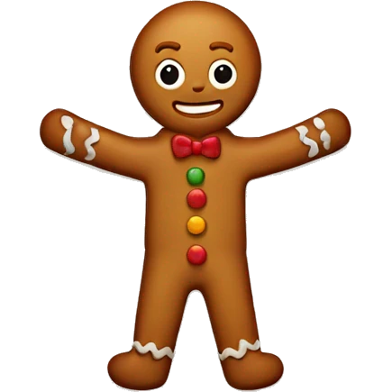 Ginger bread man  emoji