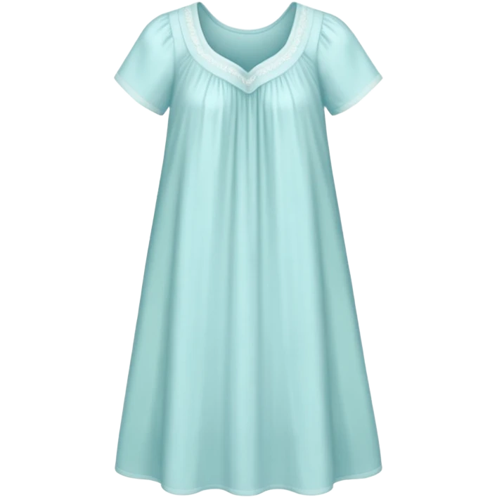 a simple nightgown, pastel color emoji