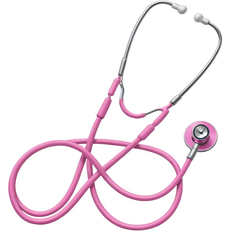 pink stethoscope emoji