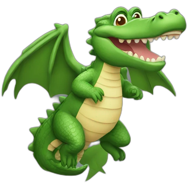 Gator with wings emoji