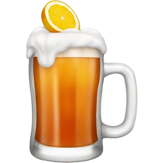 Mano con cerveza michelada emoji