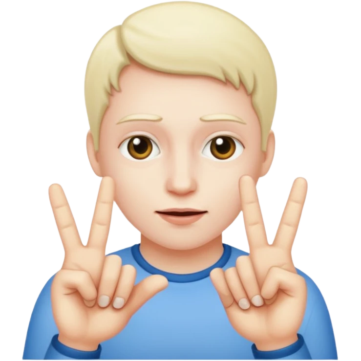 Pussy with fingers emoji
