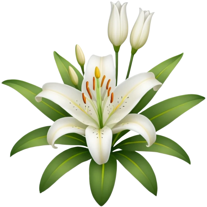 Lilies  emoji