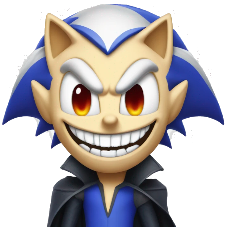 Sonic as a vampire  emoji