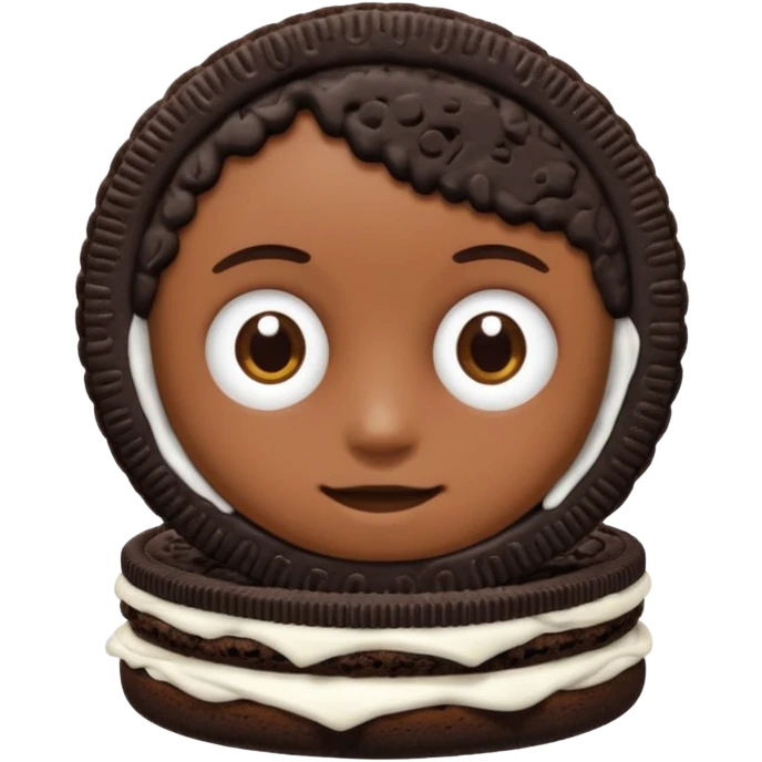 DChinz in a oreo cokkie emoji