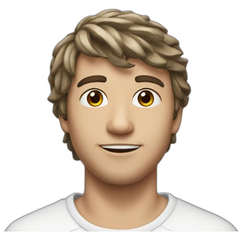 Francês rindo emoji