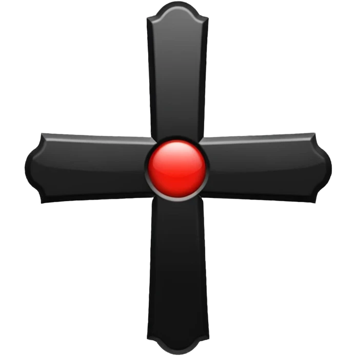 Le logo d'Indochine une genre de croix noire  emoji