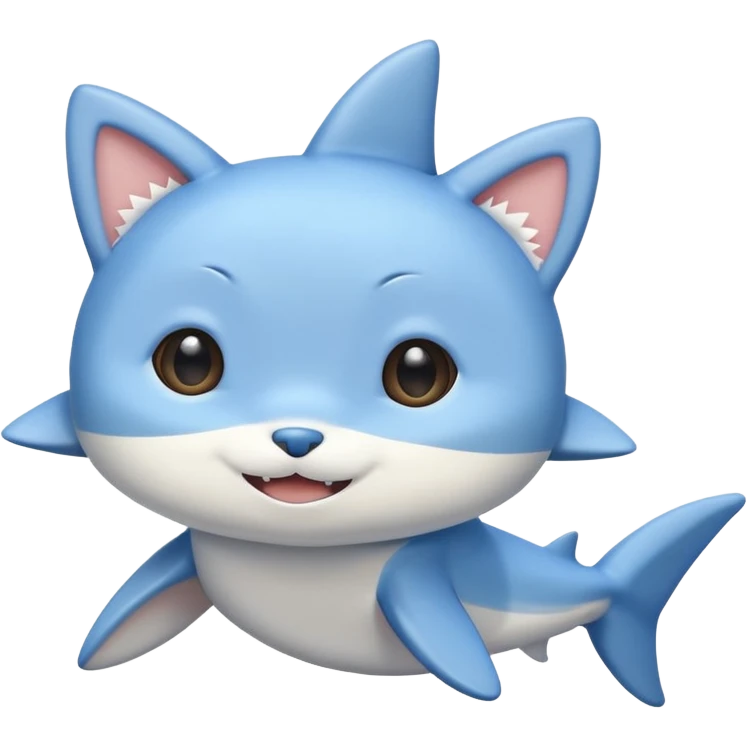 mofusand shark cat emoji