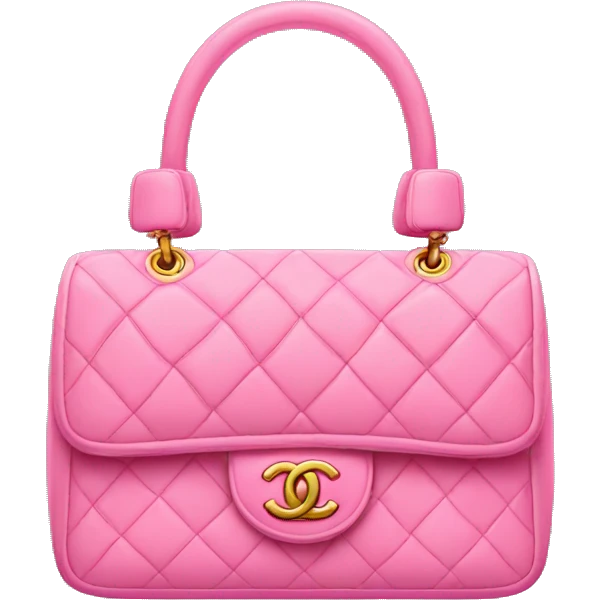 Pink Chanel bag emoji