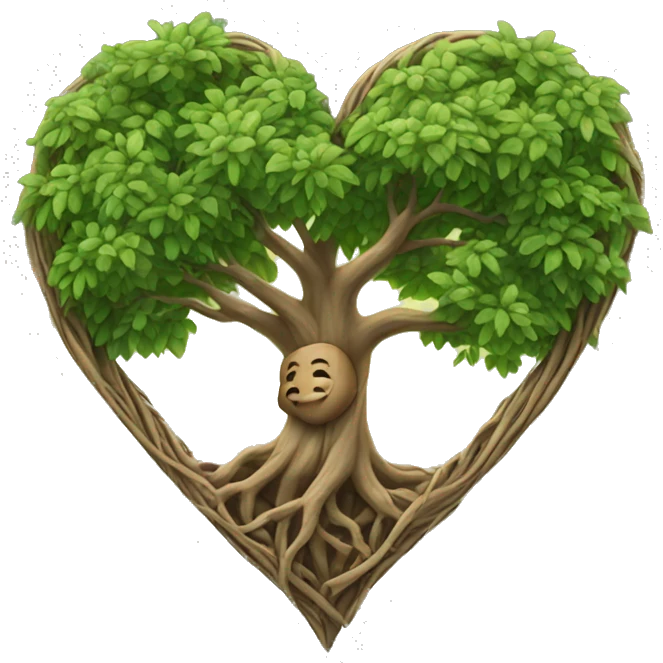 Tree of life heart emoji