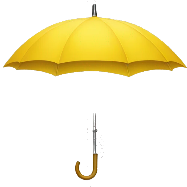 Yellow umbrella emoji