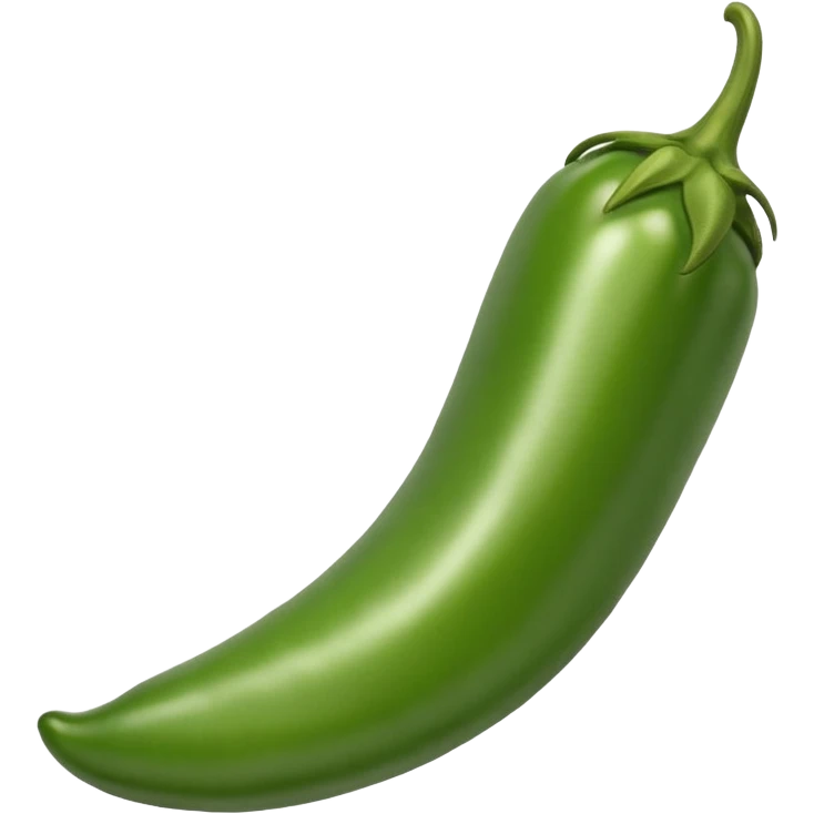 green chilli  emoji