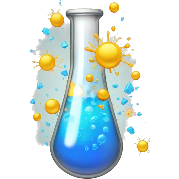 exploding test tube emoji