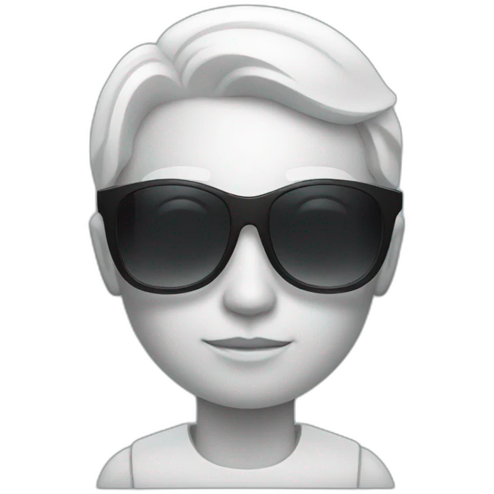 AI Personal Assistant with Shades emoji