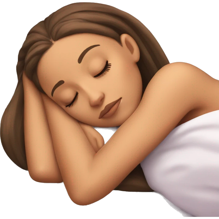 Ariana Grande sleeping emoji