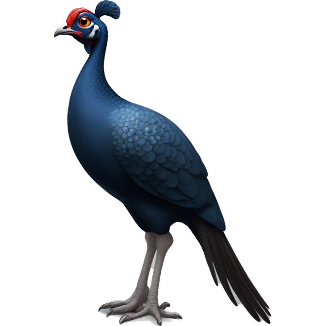 vulturine guineafowl emoji