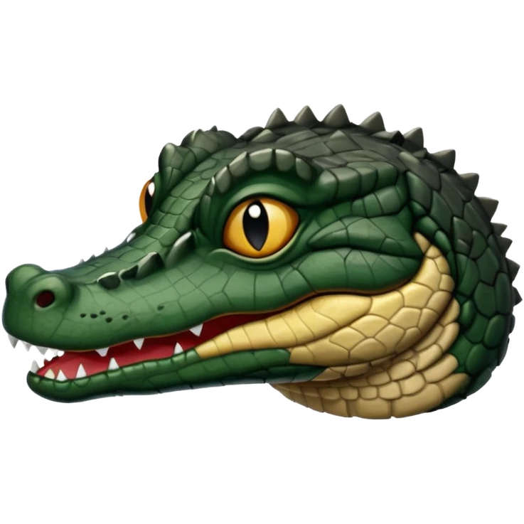 jacaré de luto emoji