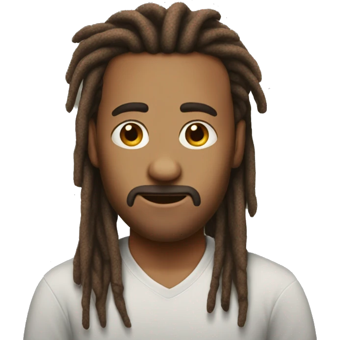 red dreadlocks sho r t emoji