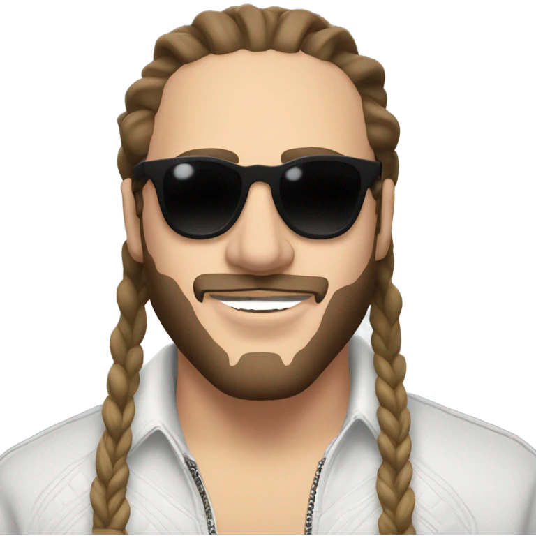 Post Malone with sunglasses emoji
