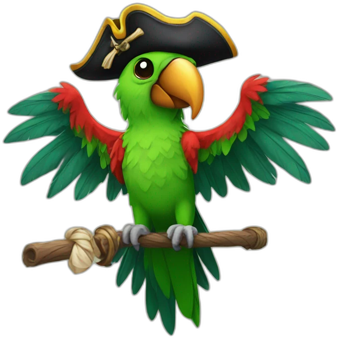 Pirate Parrot emoji