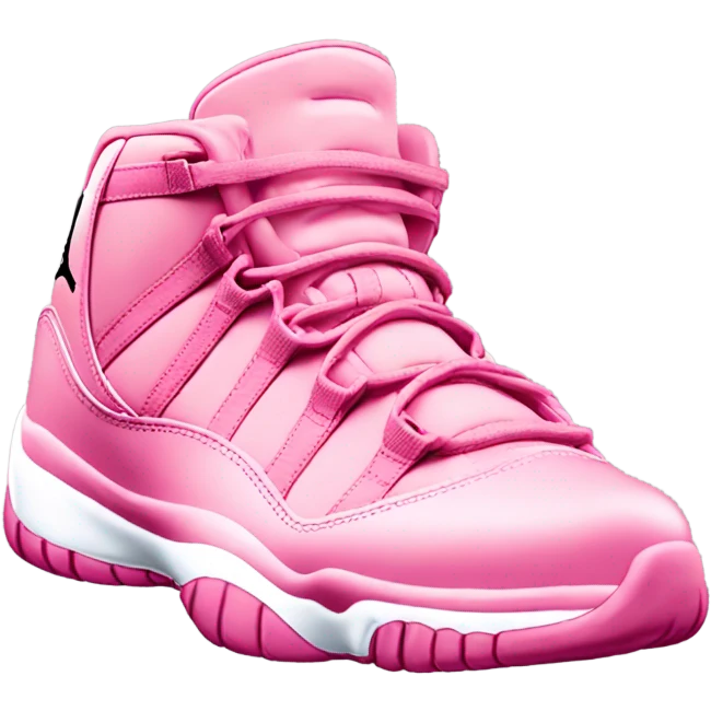 Pink Jordan 11 emoji