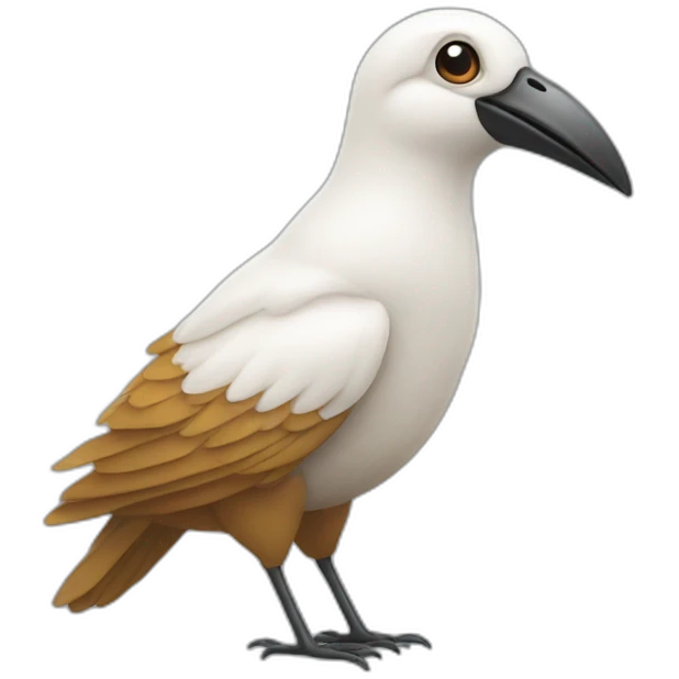 Un oiseau avec un long bec  emoji