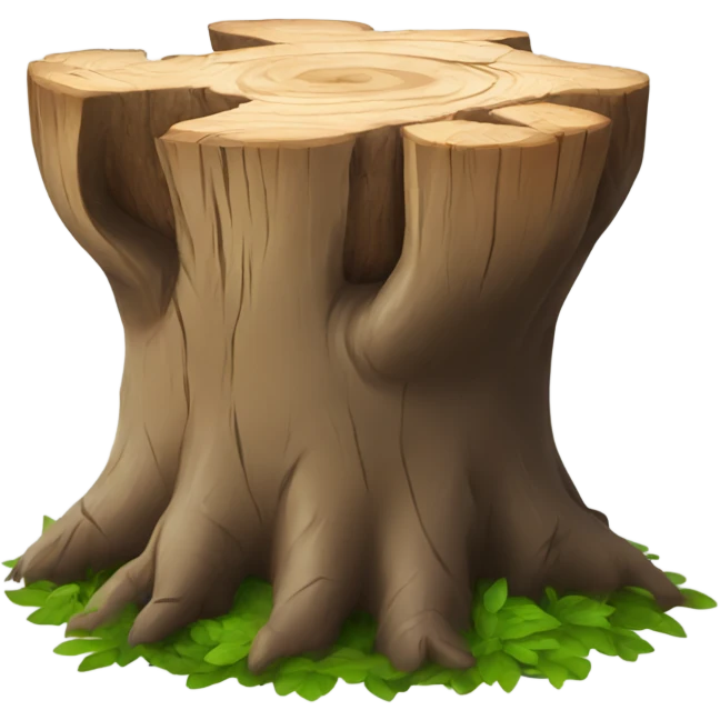 bra tree stump emoji