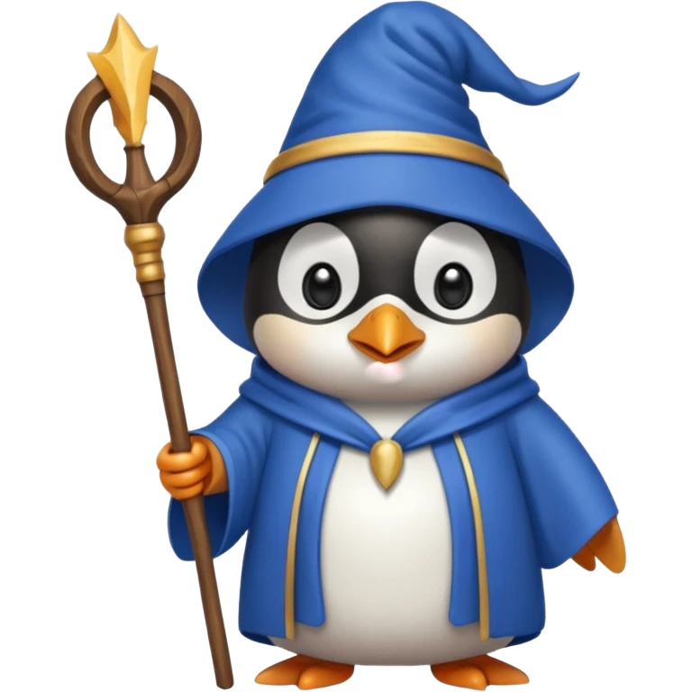 Penguin Wizard emoji