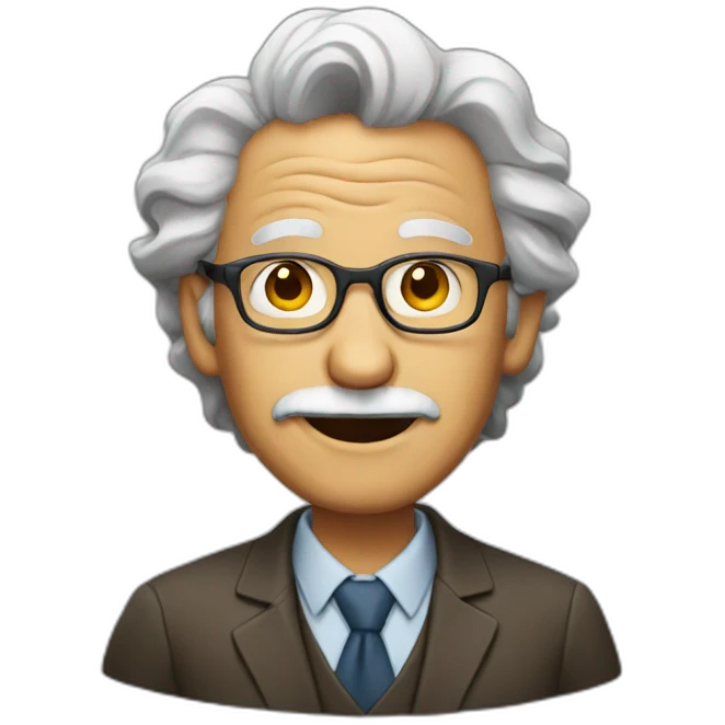 crazy professor emoji