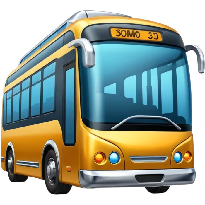 Futuristic city Bus emoji