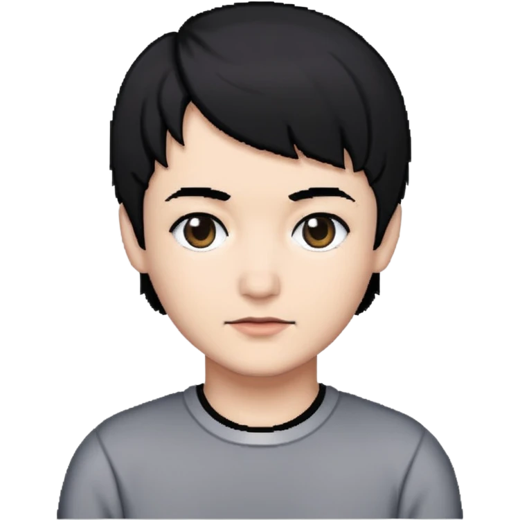 Head pixel art in 8bits smal blocks emoji
