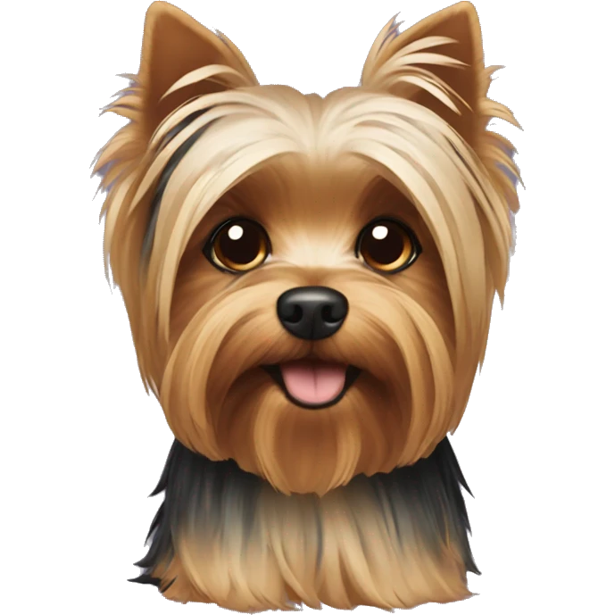 Yorkie dog emoji