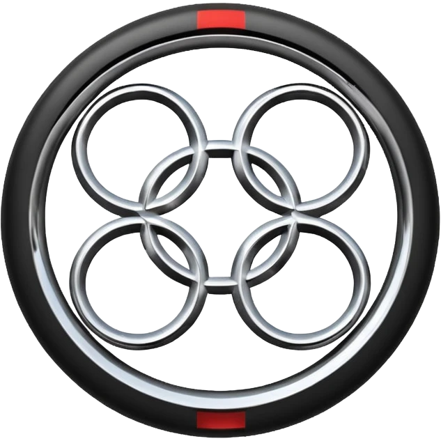 Audi 4 Ringe logo emoji