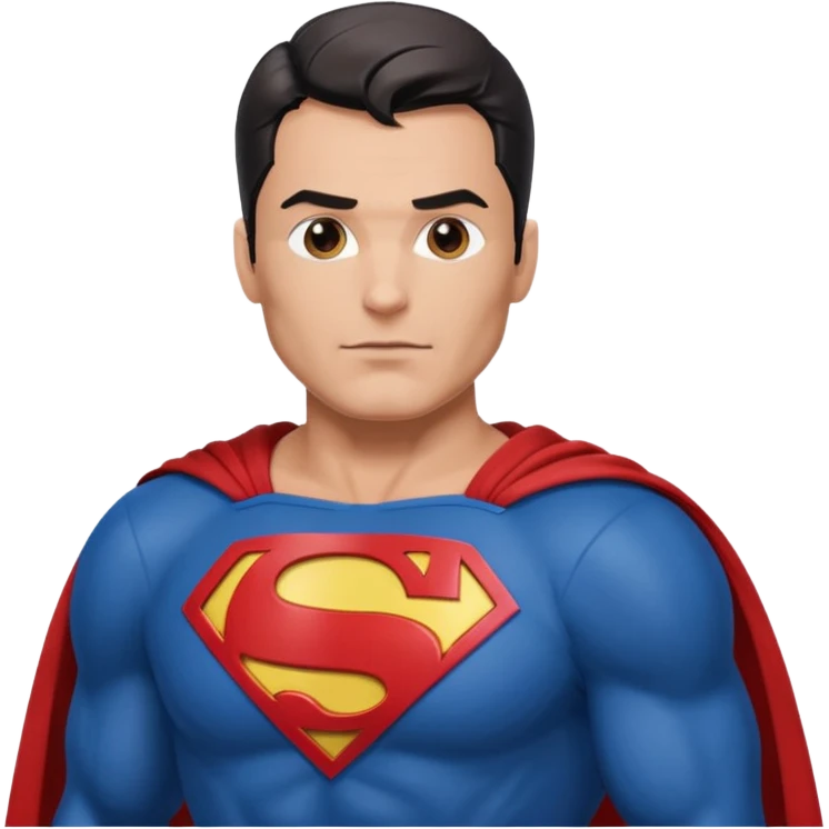 superman standing emoji