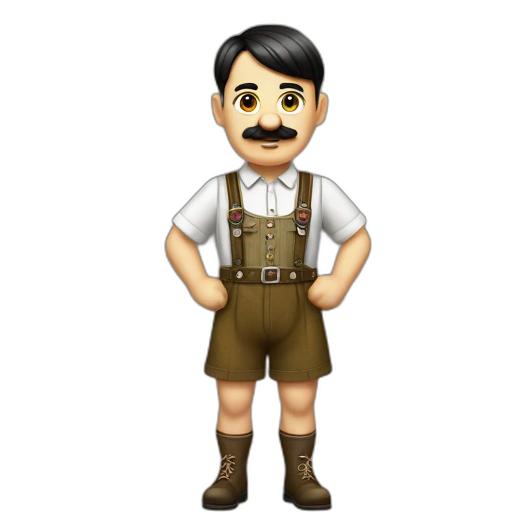 Adolf Hitler’s lederhosen emoji