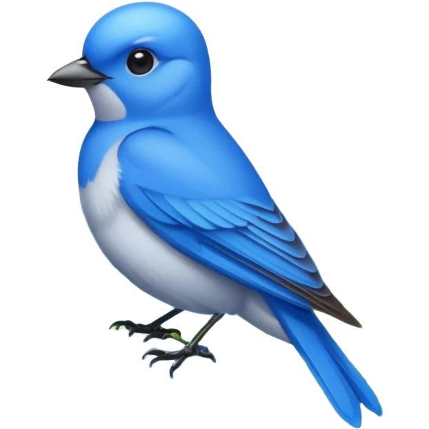 Mountain bluebird emoji