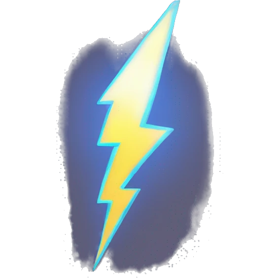 lightning bolt in fist emoji