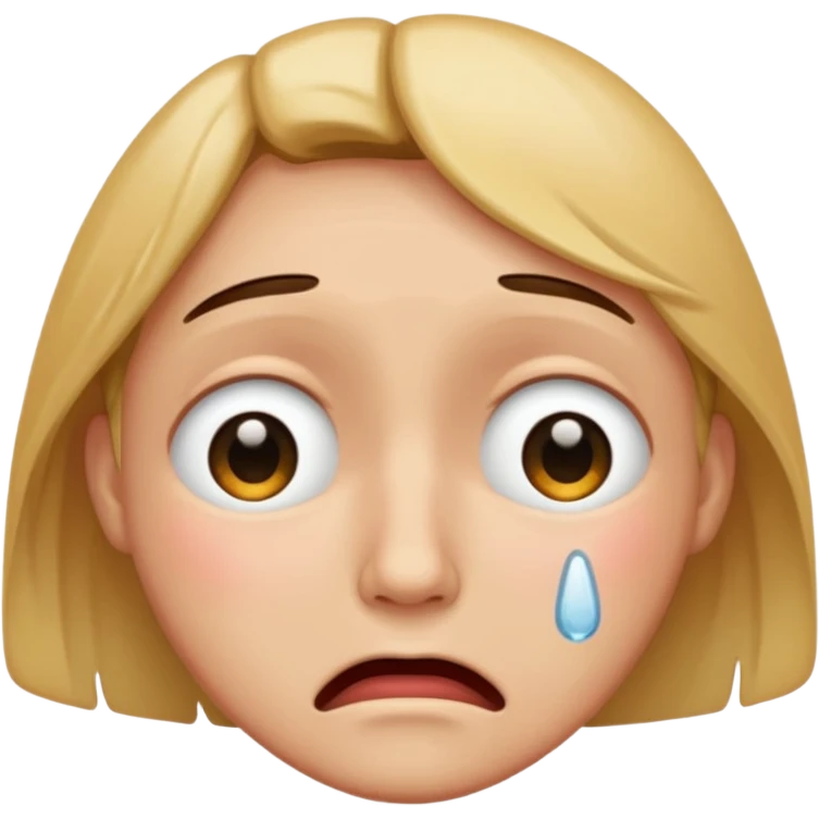 Cover face crying emoji